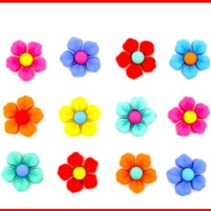 Flores primaverales pequeñas.Dress it up-