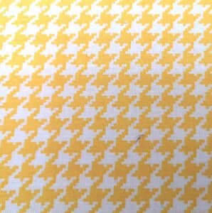 Fat quarter con motivos geométricos amarillos