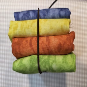 Paquete de  4 telas marmoleadas