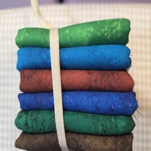 Paquete de 6 telas marmoleadas de quilting treasures