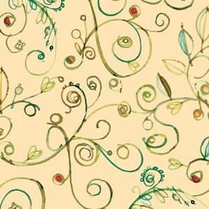 Espirales en verdes sobre claro. Quilting treasures