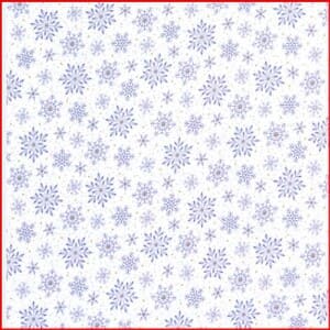 Estrellas en gris azulado sobre blanco de Quilting treasures