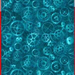 Motivos sobre azul.Quilting treasures