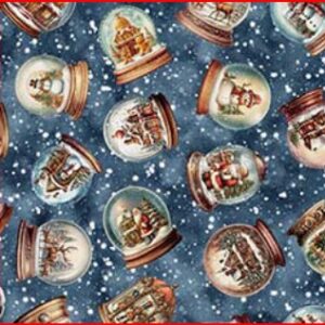 Bolas de nieve con motivos navideños.Quilting treasures