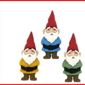 Botones  de gnomos.Dress it up