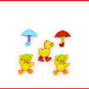 Botones de pollitos amarillos .Dress it up