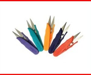 Cortahilos sin mango en color naranja