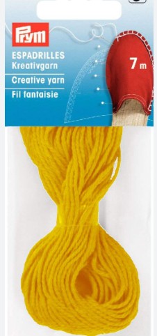 Hilo para coser alpargatas amarillo de Prym
