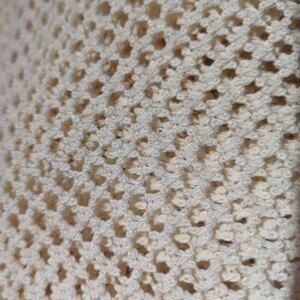 Punto/ crochet en color natural