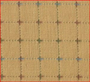 Tela japonesa en cuadros amarillos de Diamond textil- - Imagen 2