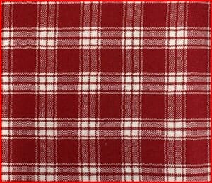 Tela japonesa con cuadros rojos y blancos.Diamond textiles-