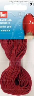 Hilo para coser alpargatas rojo de Prym