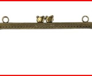 Boquilla bolso con cierre de  gatos( 20,5cm)