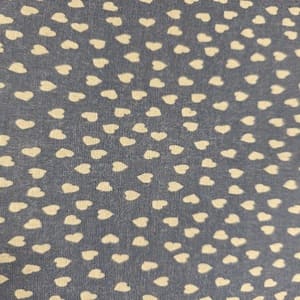 Tela country de corazones claros sobre azul