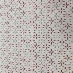 Tela country con motivos geométricos sobre claro