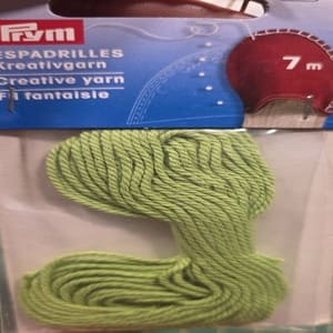 Hilo para coser alpargatas verde de Prym