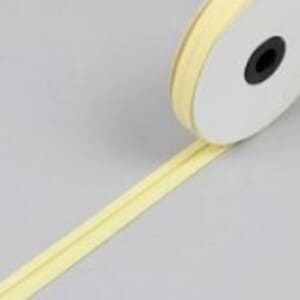 Rolo  de bies amarillo claro mimosa de de 18 mm (25 metros)