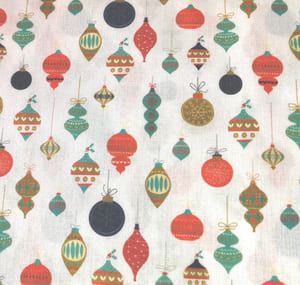 Bolas de navidad con fondo claro