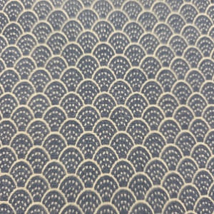 Tela country de onditas claras sobre azul