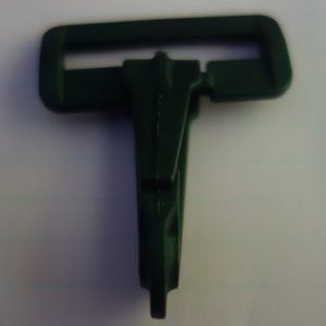 Enganche negro de 40 mm para colgar