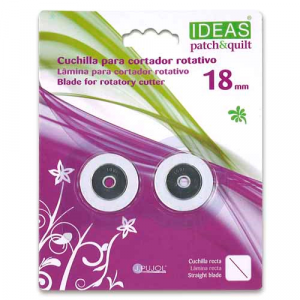 Cuchilla recta de ideas para cutter rotativo de 28 mm.