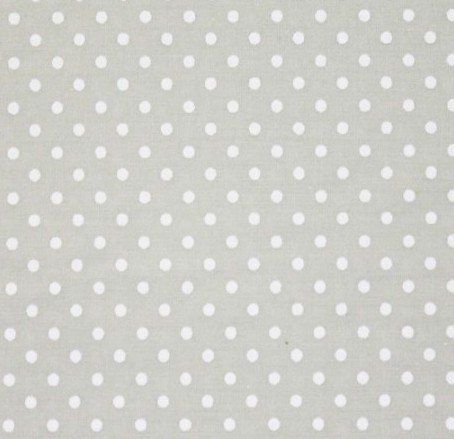 Lunares pequeños blancos sobre gris (Ancho 1,50)