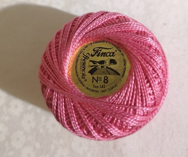 Hilo rosa algodón de Finca-nº606