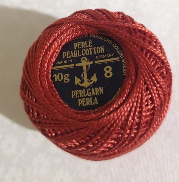 Hilo rojo agranatadoAlgodón.nº13-Anchor