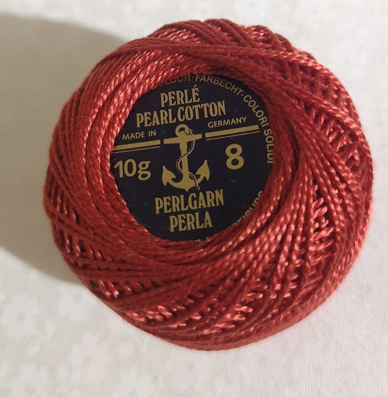 Hilo rojo agranatadoAlgodón.nº13-Anchor