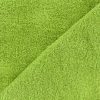 Tela de rizo o felpa de color verde pistacho (1.50 cm)