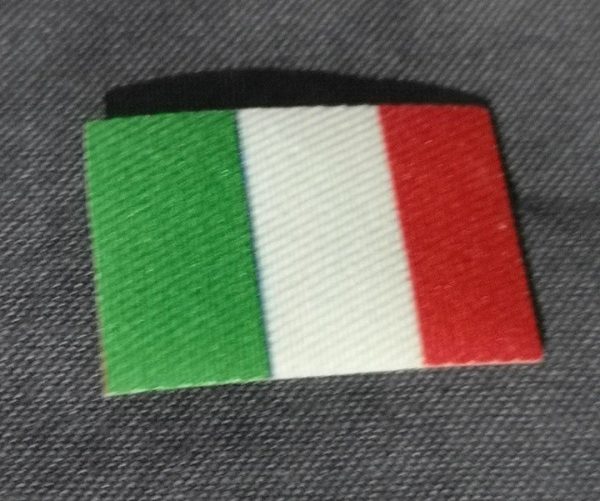 Bandera de Italia autoadhesiva (2x3 cm)