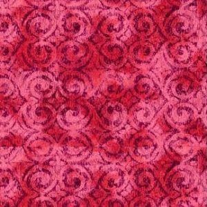 Tela morada con rombos negros.Quilting treasures