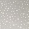 Tela de estrellas grises sobre blanco (1,50)