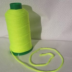 Cordón tubular elástico verde pistacho para mascarillas