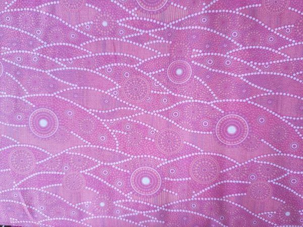 Motivos aborígenes sobre rosa(1.50)