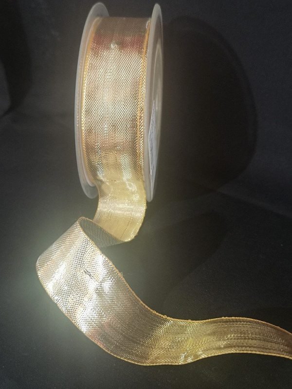 Lazo dorado de 25mm safisa