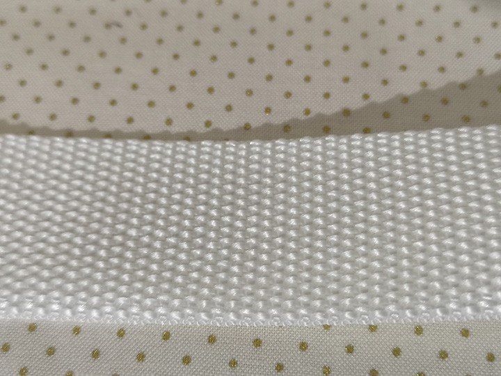 Cinta de mochila blanco de 30mm