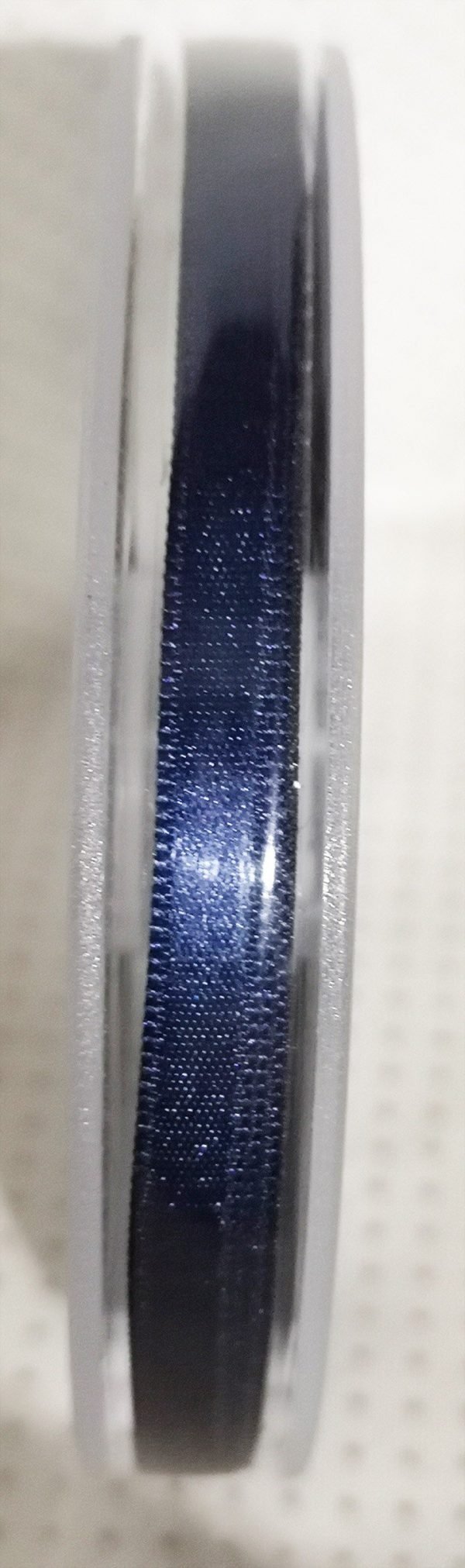 Lazo color azul marino de raso 6mm.Manubens