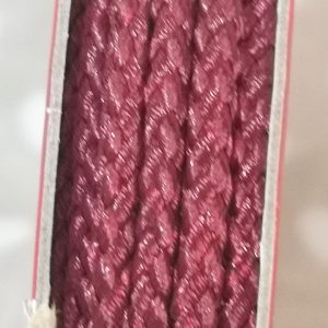 Rollo de cordón de dos cabos en rojo de 2m.