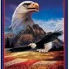 Panel de águila americana de quilting treasures