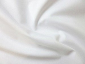 Forro de algodón de color blanco de 1.40 cm