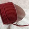 Cordón de mochila color granate de algodón 5 mm