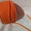 Cordón de mochila color naranja de algodón 5 mm