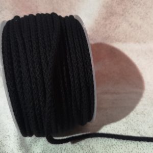Cordón de mochila beige de algodón 5 mm