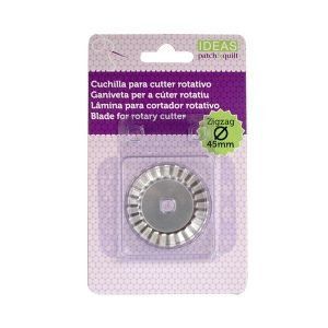 Cuchilla de zig zag para cutter rotativo de 45 mm.Ideas