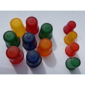 Dedal de silicona grande de colores vivos.Gütermann (23mm)