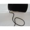 Cordón negro de algodón para mochilas de 8mm
