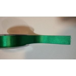 Lazo de raso verde medio 25mm