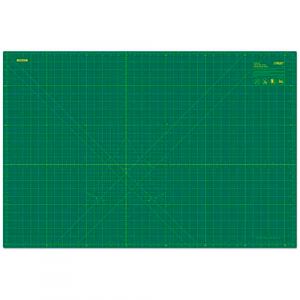 Base de corte 90x60 cm/pulgadas olfa.Verde