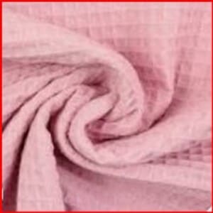 Gofre o nido de abeja en color rosa